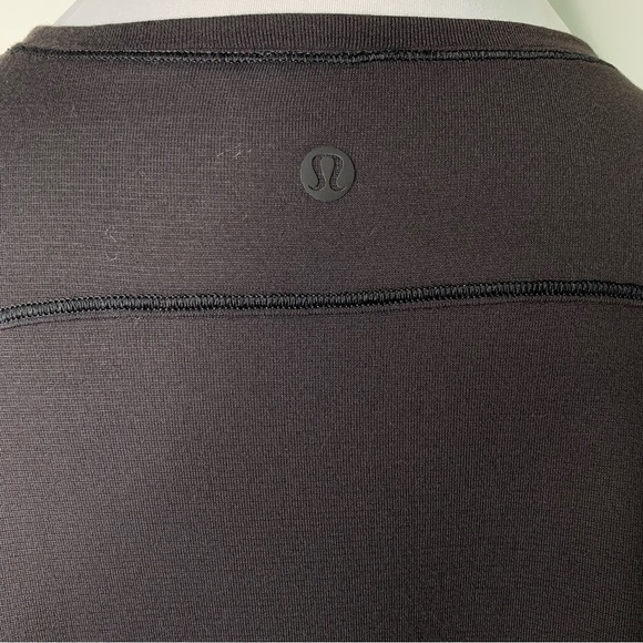 Lululemon Women's Black To The Point Long Sleeve Cotton Shirt Size 6 - Picture 12 of 12